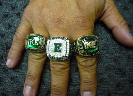 3 championship rings 
