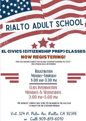 Rialto Adult School / Homepage