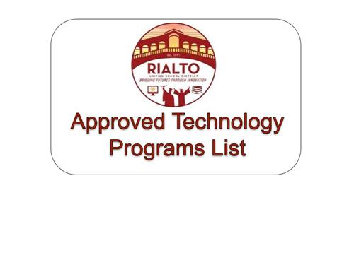 Approved Technology List 