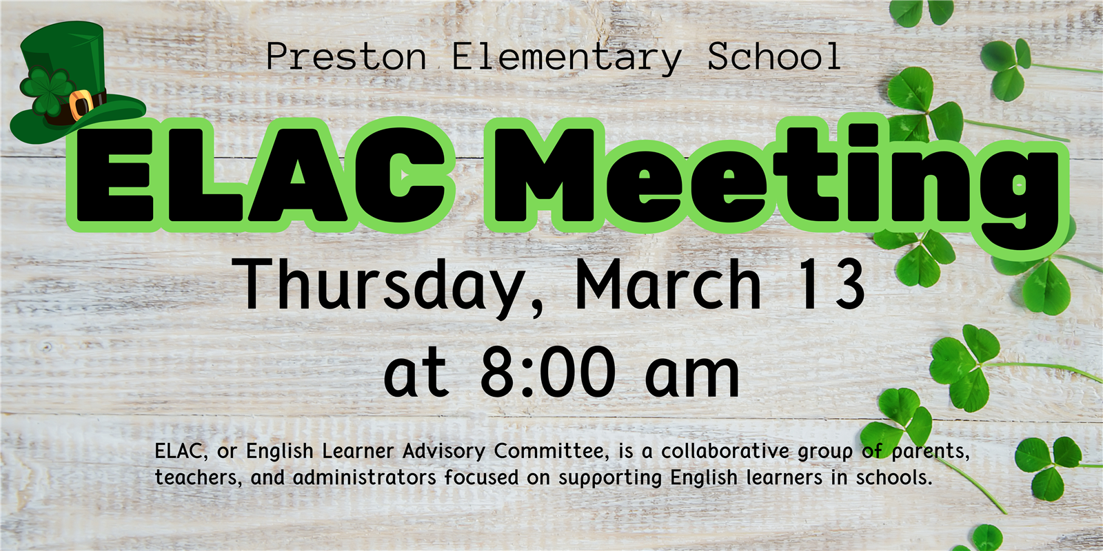  ELAC meeting