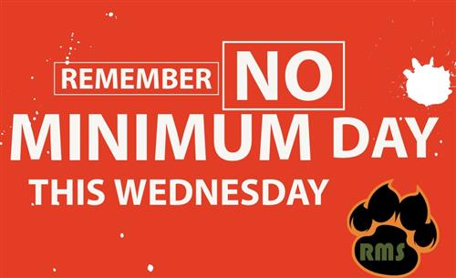 No Minimum Day this Wednesday