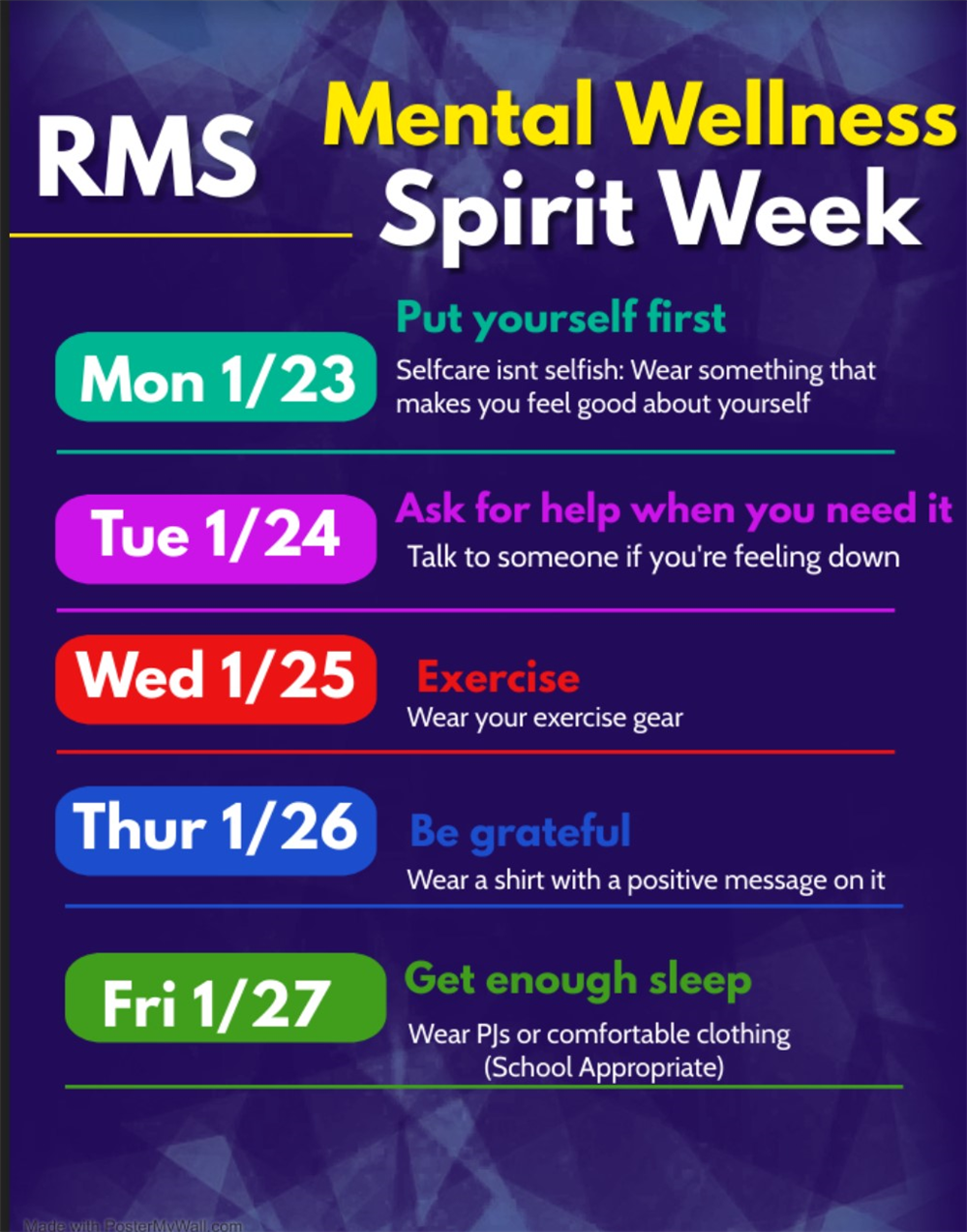 Spirit Week Jan