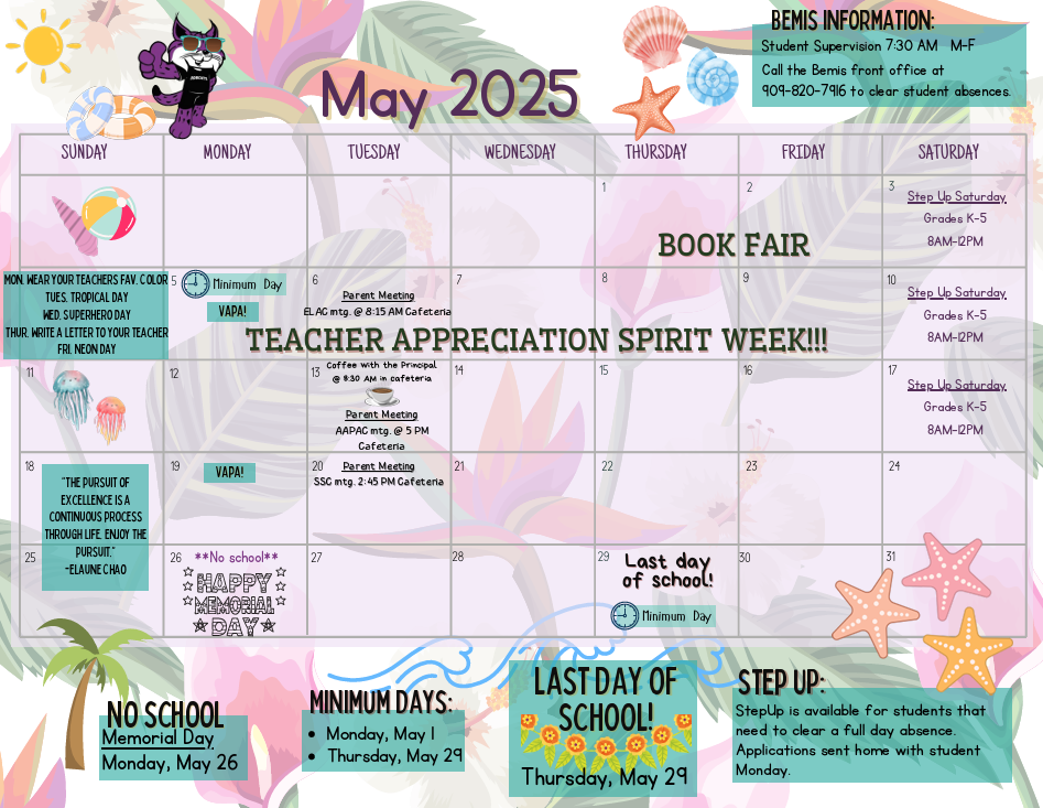  May Family Calendar