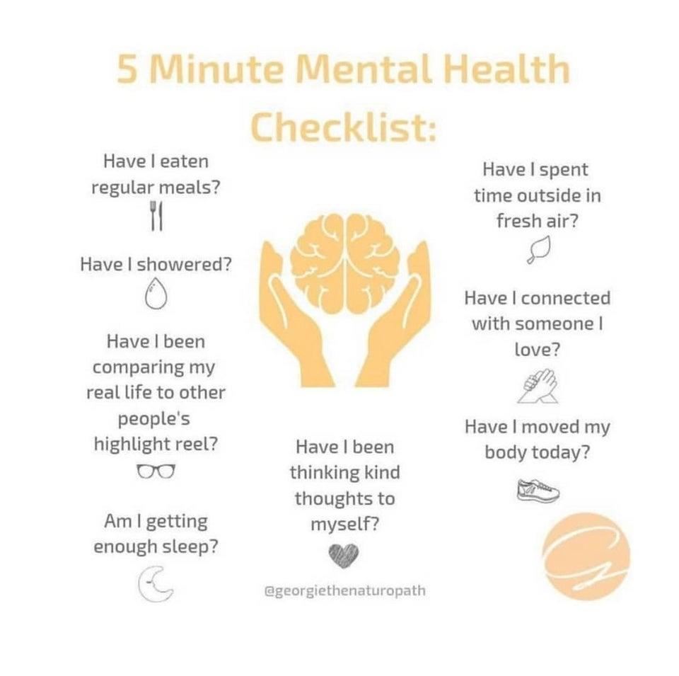 5 Minute Mental Health Checklist 
